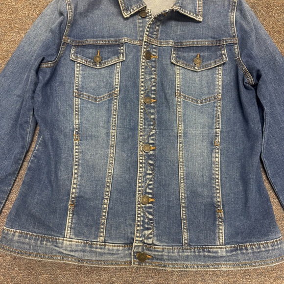 CJ by Cookie Johnson “Trust Classic Jacket” Jean Jacket Size Large - Picture 2 of 9